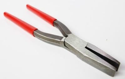 Spengler platte tang - Dakdekker tang klempner - Dakbedekking plaatsen - Fijn getande grijpvlakken - 240 mm - Niet gespecificeerd