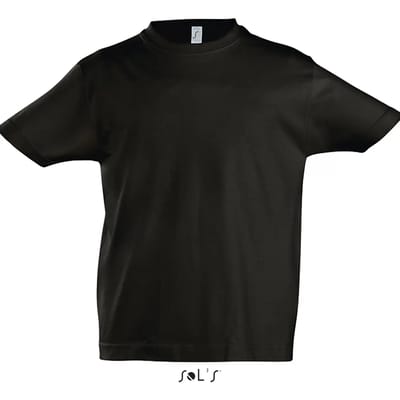 SOL'S Kids´ Imperial T-Shirt L190K - Deep Black - 2 Jahre (86/94)