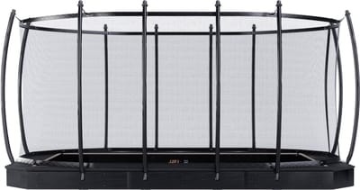 Avyna FlatLevel Trampoline 520x305 – (352) – Met Veiligheidsnet – Zwart – Luxe Inbouw