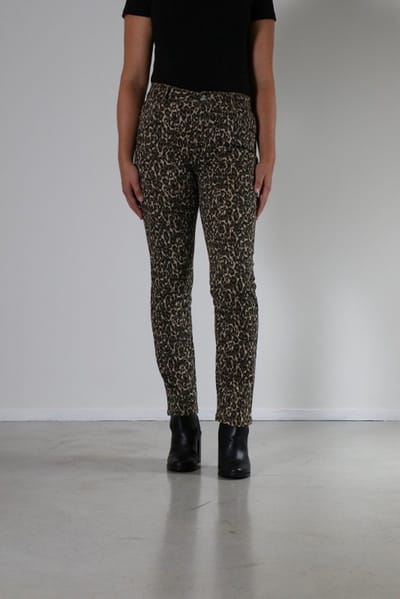 New Star - Broek Alice bruin print dames L31 - maat 27