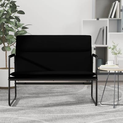 vidaXL - Bankje - 100x64x80 - cm - kunstleer - zwart
