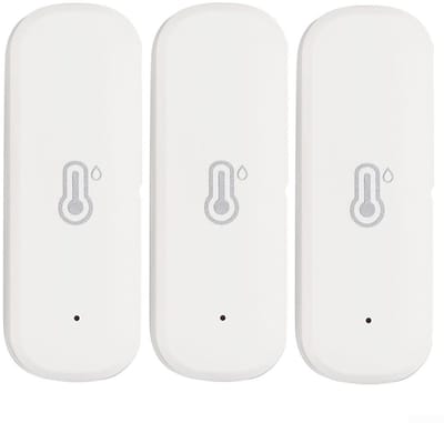 3-Pack WiFi Binnen Buiten Temperatuur Vochtigheid Sensor met App-meldingen