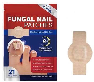 21-Stuks Waterdichte Teennagel Schimmel Patches – Nagelherstel & Correctie voor Ingegroeide, Verkleurde en Beschadigde Nagels – Voetverzorging Behandeling