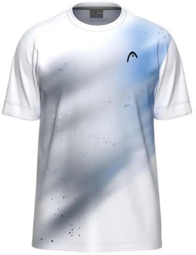 Head Racket Topspin T-shirt Met Korte Mouwen Wit 176 cm Jongen