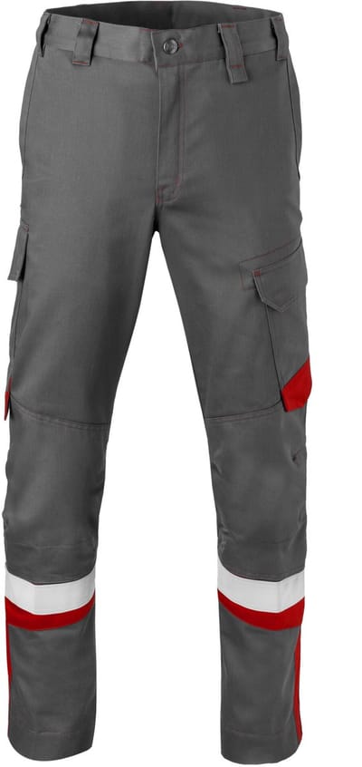 HAVEP Werkbroek 5-Safety Image+ 80340 - Charcoal/Rood - 46