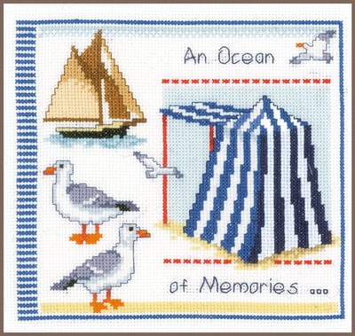 Vervaco - Telpakket kit - Zacht zingt de zee... - PN-0144431 - Borduren - Borduurpakket - Borduurpakket volwassenen