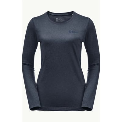 Jack Wolfskin Sky Thermal T-shirt Met Lange Mouwen Grijs XS Vrouw