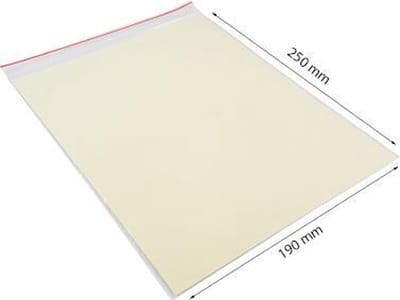 100 stuks - Gripzakjes transparant 190 x 250 mm