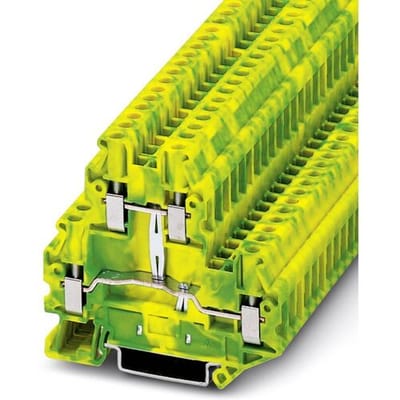Phoenix Contact 3044759 Doorgangsserieklem 6.2 mm Schroeven Groen, Geel 50 stuk(s)