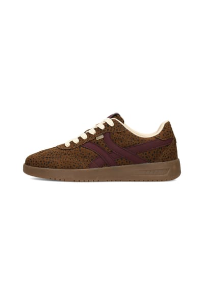 POSH by Poelman MEGAN Dames Sneakers - Beige met dierenprint