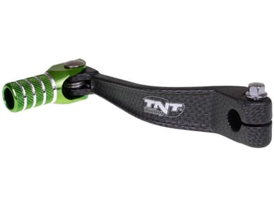 Schakelpedaal TNT Derbi Senda carbon / groen