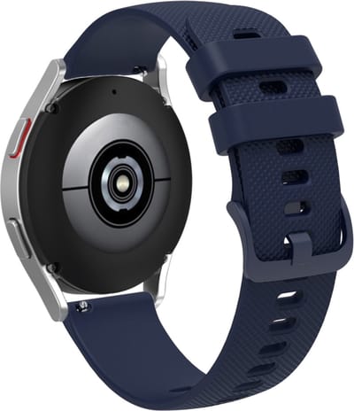 Siliconen bandje - geschikt voor Garmin Venu 2s / 3s / 4 (41mm) / Vivoactive 4s / Forerunner 255s / 265s - Huawei Watch GT 5 Pro - 42mm / GT 6 / GT 5 / GT 4 - 41mm - marineblauw