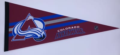 USArticlesEU - Colorado Avalanche - USA - NHL - Vaantje - Ijshockey - Hockey - Ice Hockey - Sportvaantje - Pennant - Wimpel - Vlag - 31 x 72 cm