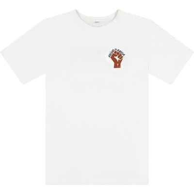 Kickz Ballers Vs Racism Statement T-shirt Wit