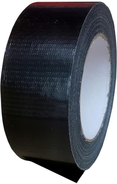 Plakband Weefselband Pantsertape 50 m x 48 mm Zwart