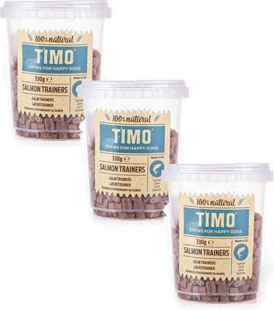 Timo Trainers Zalm - Hondensnacks - 3 x 330 g Voordeelemmer