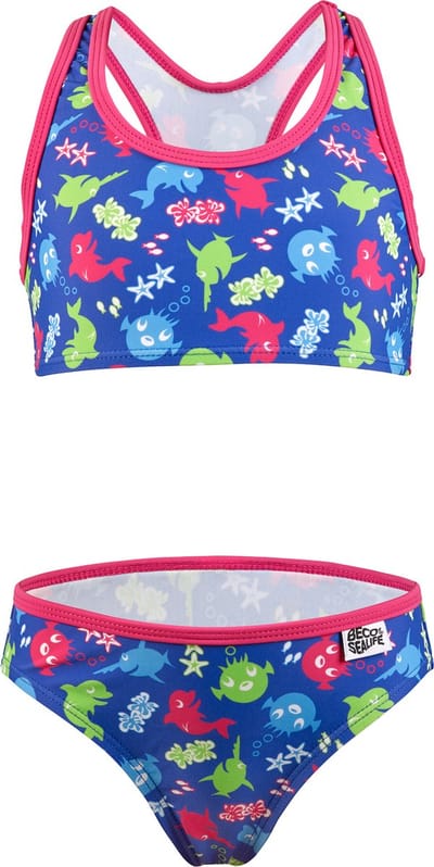 BECO-SEALIFE® bikini voor meisjes - UV SPF50+ 50+ - blauw- maat 80