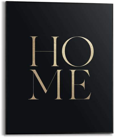 Schilderij Home - 50 x 40 - Hout - REINDERS