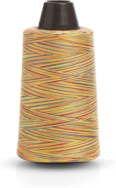 Naaimachine Garen - Polyester Draad - Kleding Maken - Meerkleurig Regenboog Effect - 3000 Yards - Regenboog