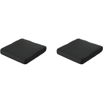 Madison - Lounge Profi-Line Zitkussen Rib black - Ca. 60x60 cm - Set van 2