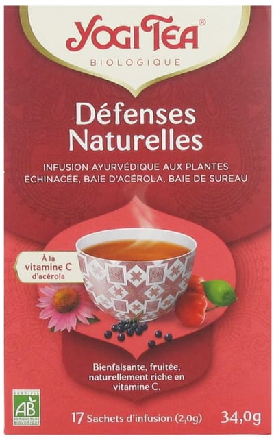 Yogi Tea Défenses Naturelles Bio 17 Zakjes