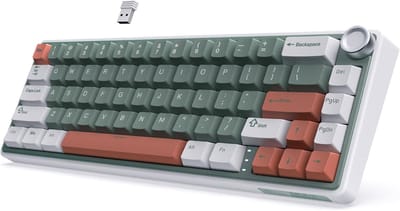 Mechanisch Gaming-Toetsenbord 60% TKL - Draadloos, RGB Achtergrondverlichting, Hot-Swappable, Compact PBT