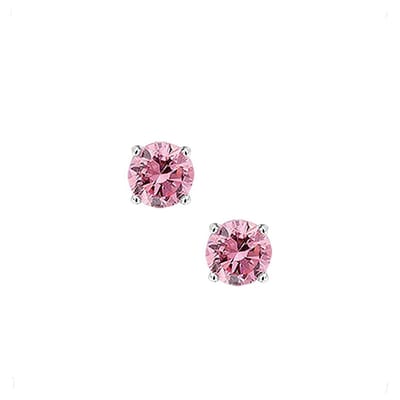 YO&NO - Oorbellen - Zilver - Oorknoppen - Zirkonia - 4mm - Sieraden Vrouw - Gerhodineerd - Zilver 92