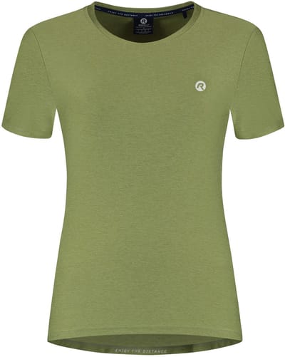 Rogelli Essential Dames Hardloopshirt - Korte Mouw - Groen