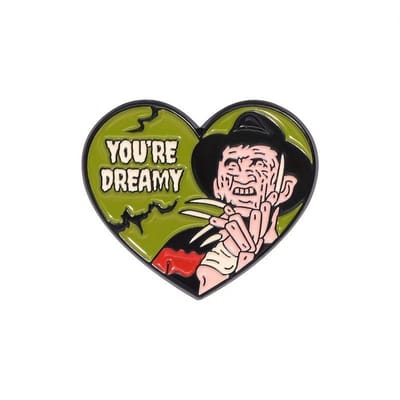 Metalen Pin – Horror Heart “You’re Dreamy” | Voor Fans van Creepy & Cute