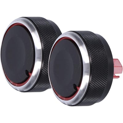 2 stuks Airconditioning Knop Aluminiumlegering Vervanging voor Kia RIO K2 KX ROCSS 2017?2019