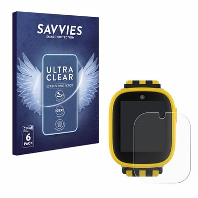 Savvies - Screenprotector voor Xplora X6 Play BVB-Edition - Folie Beschermfolie transparant 6 Stuks