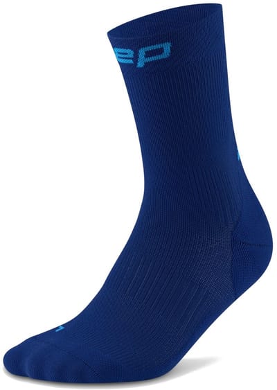 CEP Run Mid-Cut Compressie Sokken - Donkerblauw - Dames (37-40)