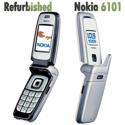 Gereviseerde Nokia Originele Nokia 6101 Mobiele Telefoon Simple Set zwart