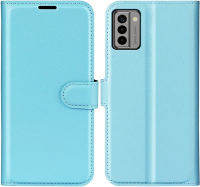Coverup Hoesje - Geschikt voor Nokia G22 Hoesje - Coverup Book Case - Lichtblauw