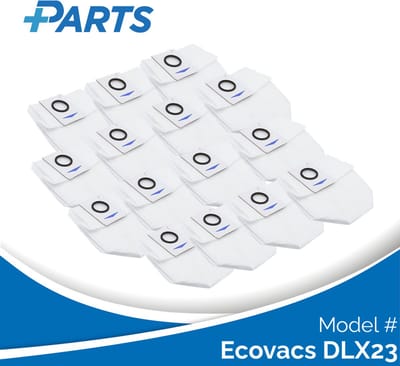 Ecovacs DLX23 Stofzakken (15 Stuks, Plus.Parts® alternatief voor D-DB03-0003)