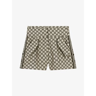 Karl Lagerfeld Meisjes short zwart beige