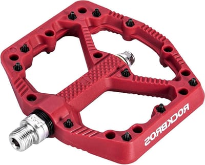 Fietspedalen Nylon MTB Pedalen Antislip Slijtvaste 9/16'' voor MTB Racefiets E-bike Zwart-Rood-Fietspedalen