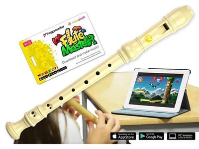 Voggenreiter Flute Master App incl. kunststof blokfluit