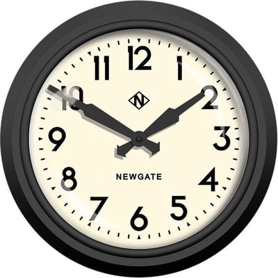 Wandklok the Electric zwart 37cm