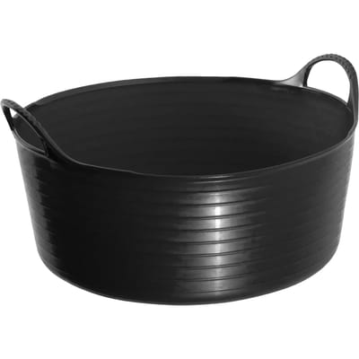 Horka - Shallow Tubtrugs - Zwart - 15 Liter