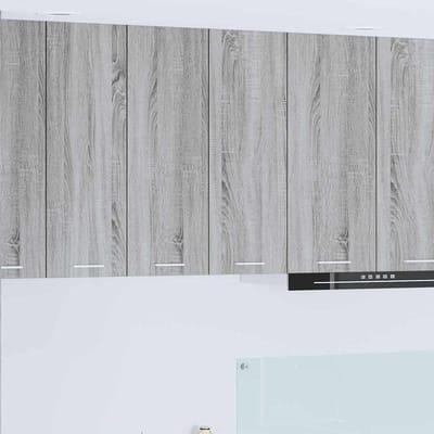 vidaXL - Hangkast - Grijs - Sonoma - 60 - x - 31 - x - 80 - cm - Bewerkt - hout