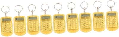 Mini Rekenmachine - Sleutelhanger Rekenmachine - Dagelijks Gebruik - Compact En Draagbaar - 9 Stuks - Willekeurige Kleur