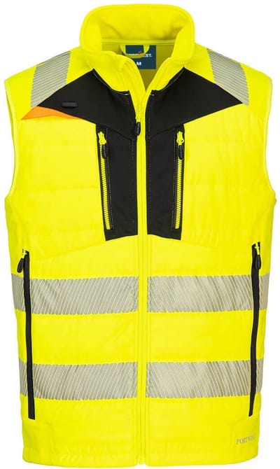 Portwest DX4 Hi-Vis Softshell Gilet DX479 - Geel/Zwart - XL