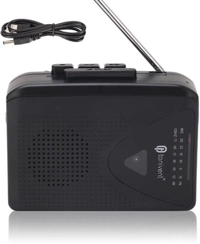 Allecto - Draagbare Cassettespeler - Bluetooth 5.0 - Zwart - Am