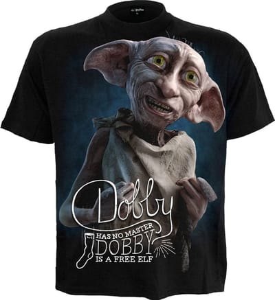 Harry Potter T-shirt - Dobby - S tot 4XL - zwart