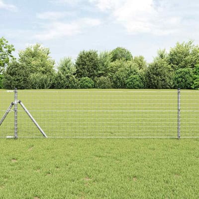 vidaXL - Euro - Hek - 0,4 - x - 10 - m - PVC-gelaagd - ijzer
