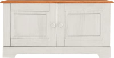 Lisa-Bank - 2-deurs - Wit Grenen