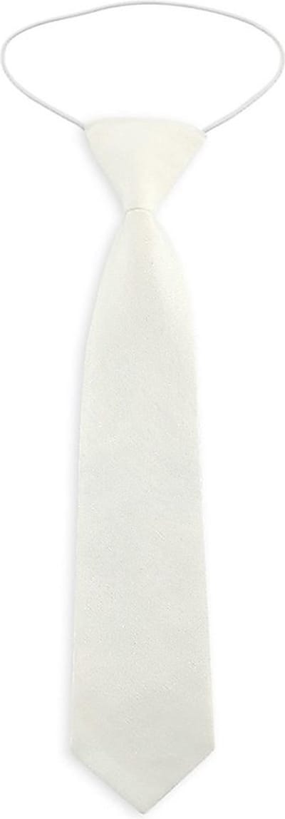 We Love Ties - Stropdassen - Kinderstropdas katoen wit - wit