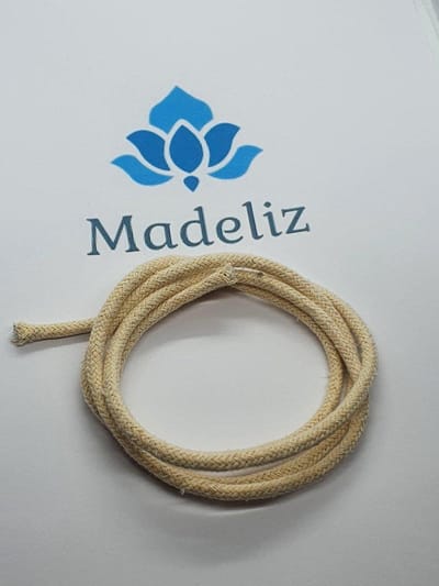 Ronde olielampen lont 100CM - EXTRA LANG - olielamp - Long Burn - 4 mm