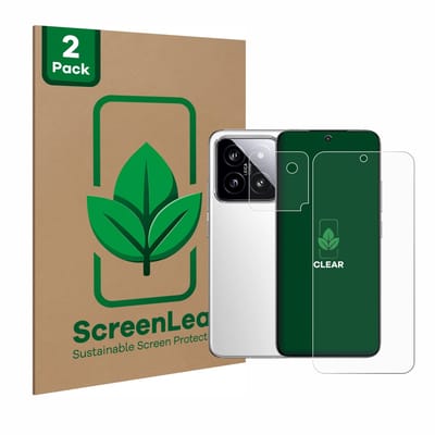 2 Stuks Screenprotector voor Xiaomi 14 (Voor+Camera) - Hoogwaardige Beschermfolie transparant